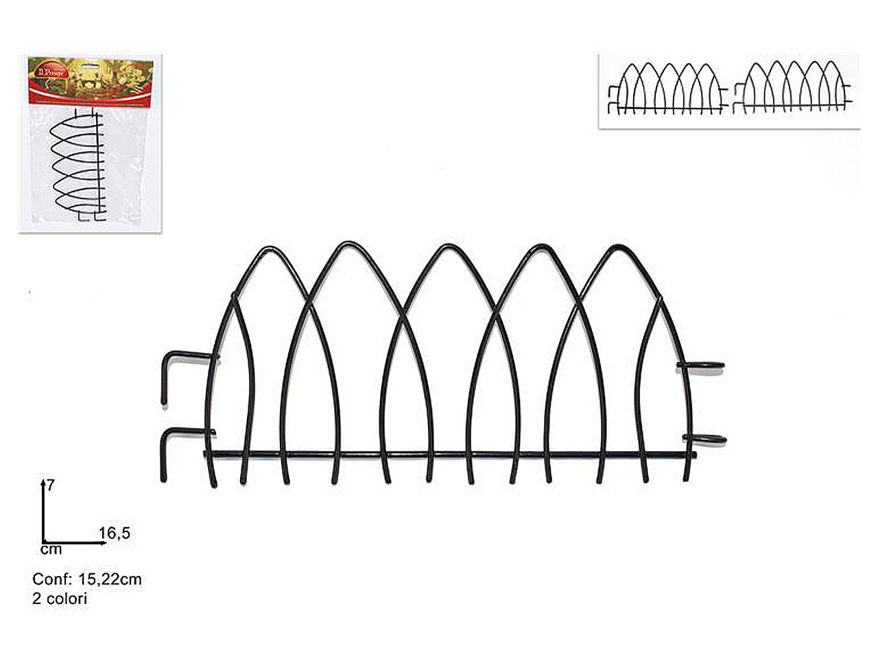 Accessorio per presepe, steccato in metallo 16cm lz000277
