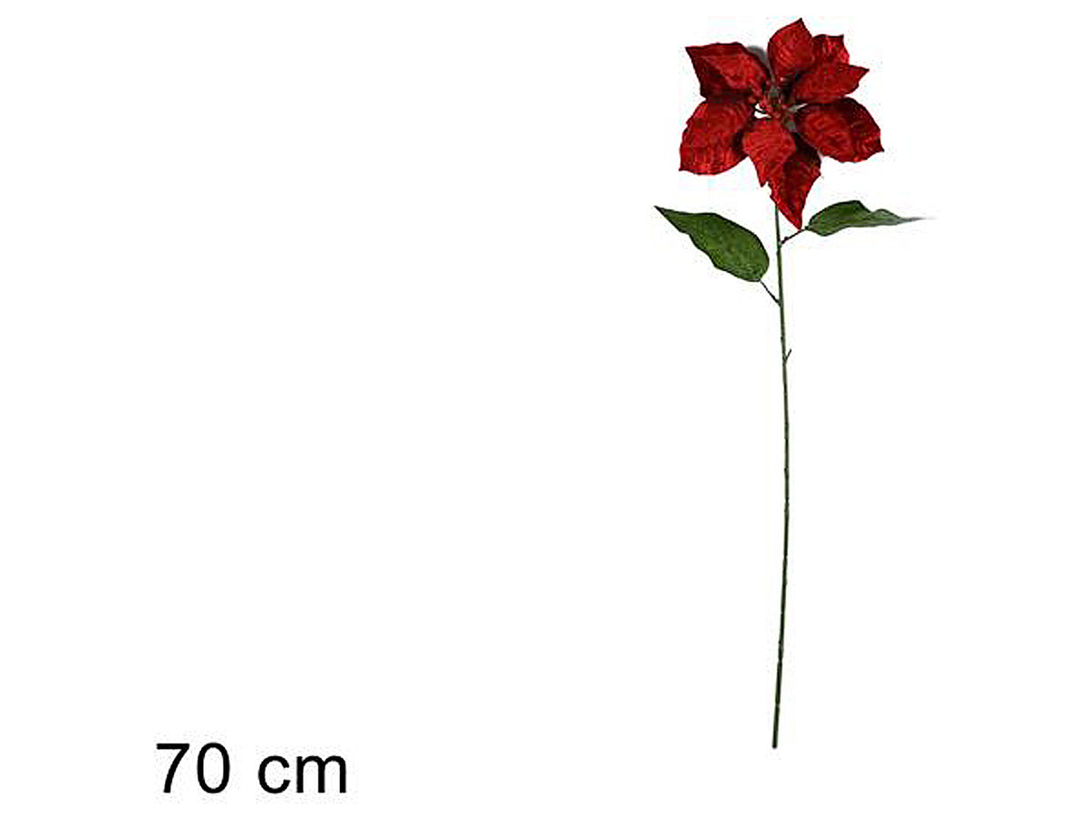 Stella di natale ramo 70cm rossa