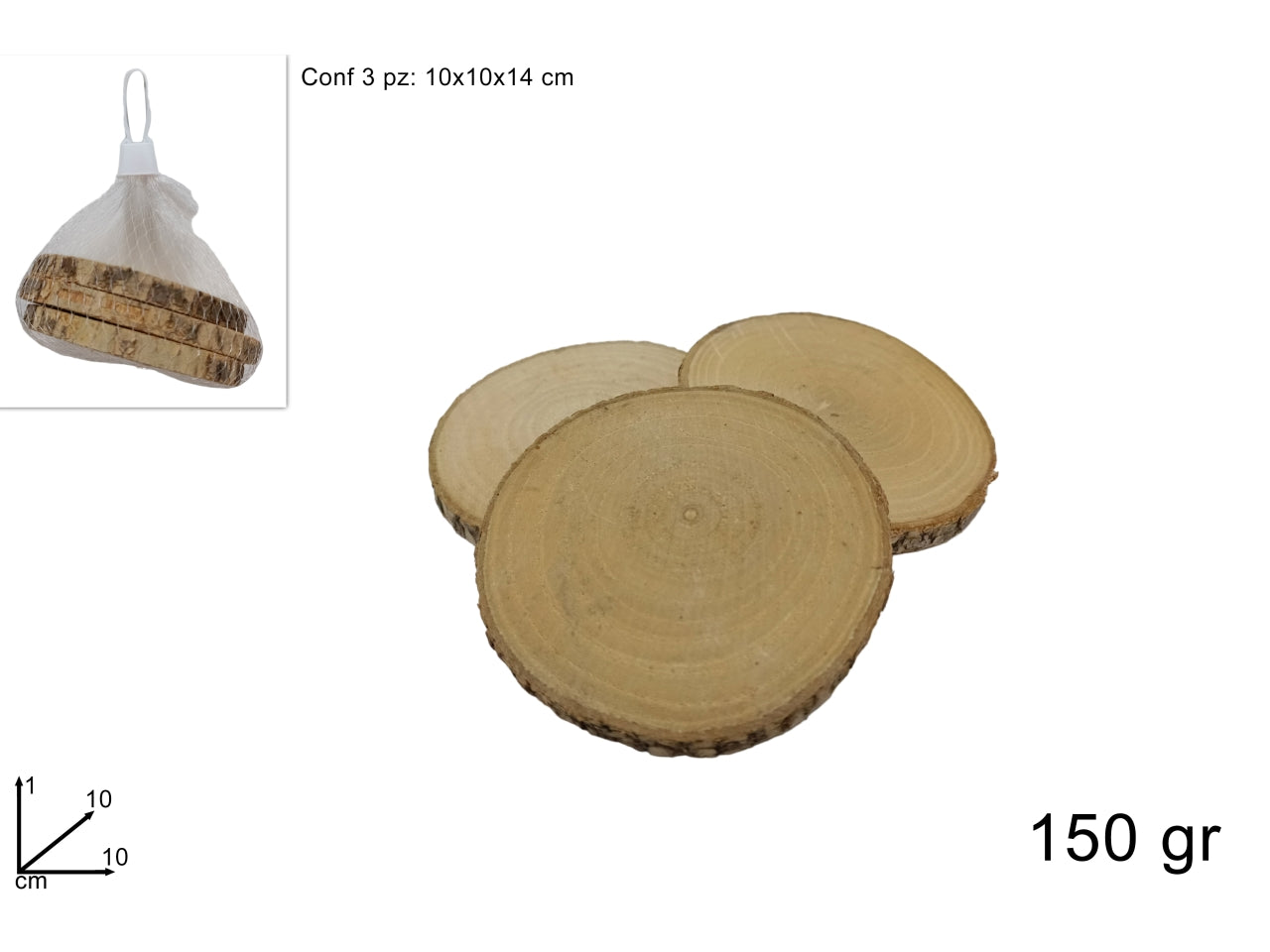 Tronchi legno 150gr