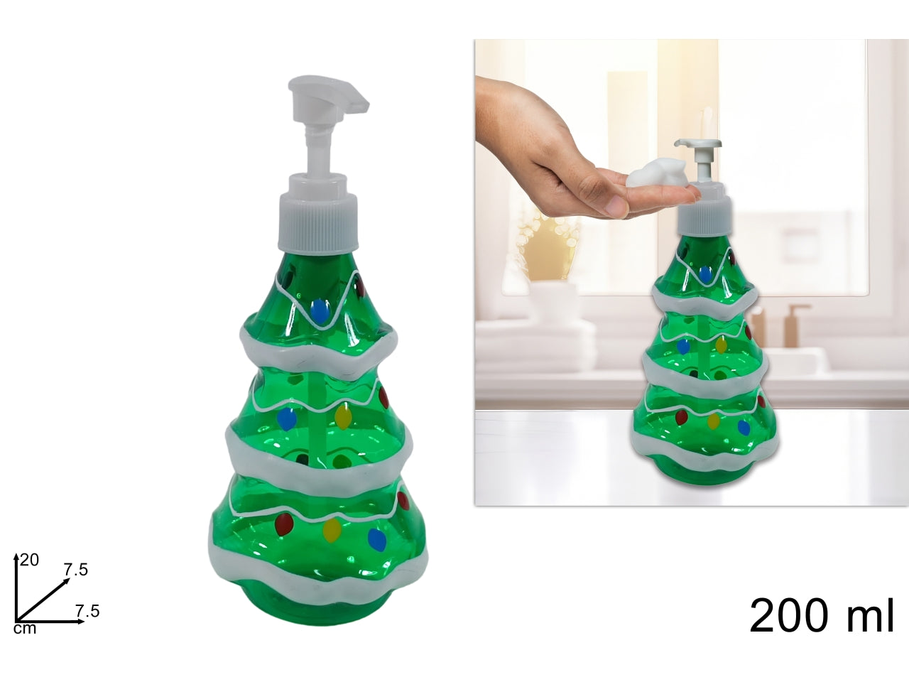 Dosa sapone albero di natale