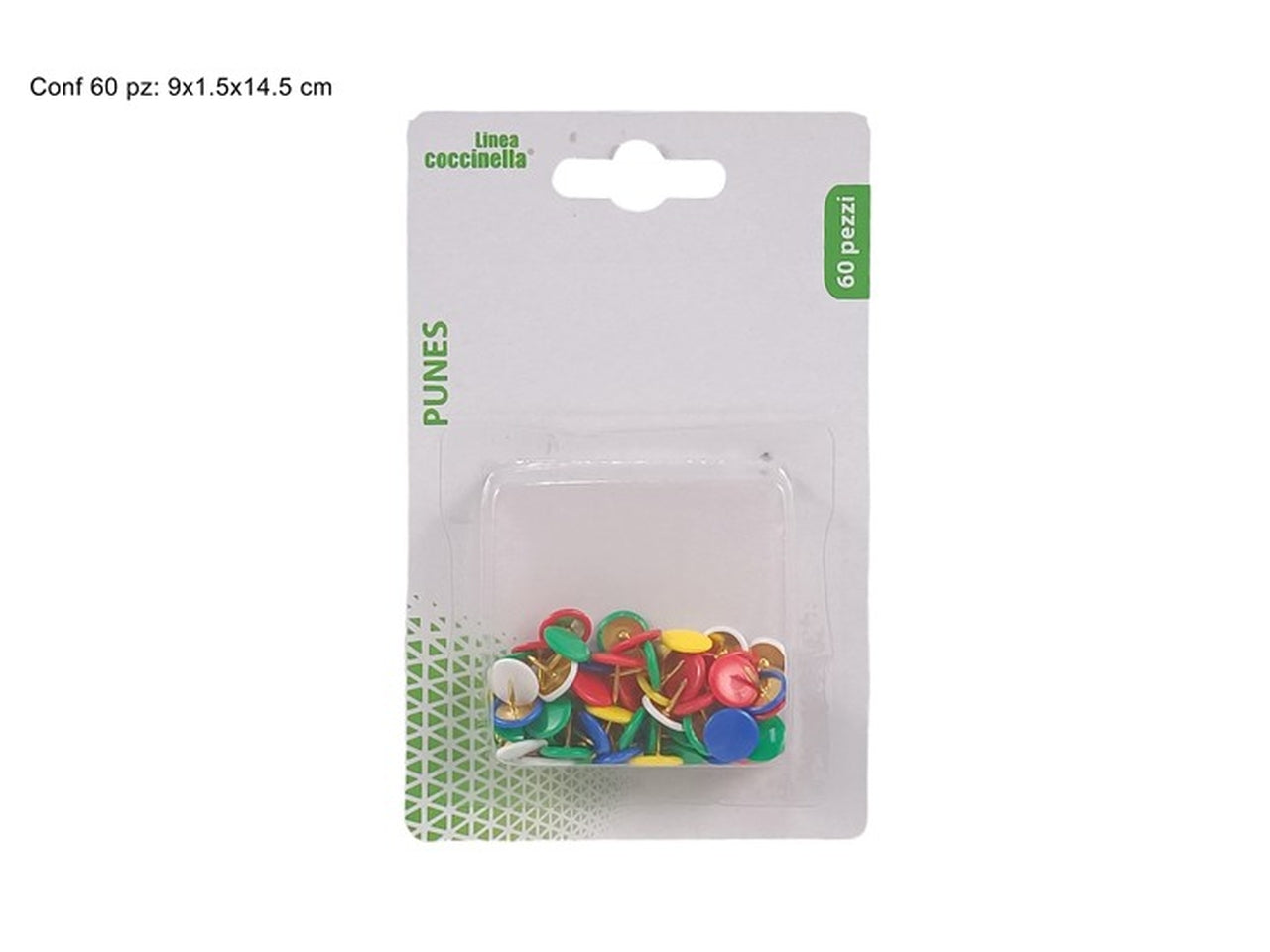 Punes colorate 80 pezzi