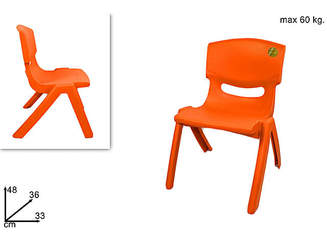 Sedia bimbo arancio art.0886 fr000146