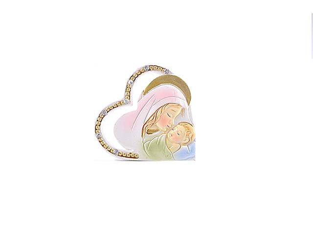 Cuore madonna c/bimbo ca007993