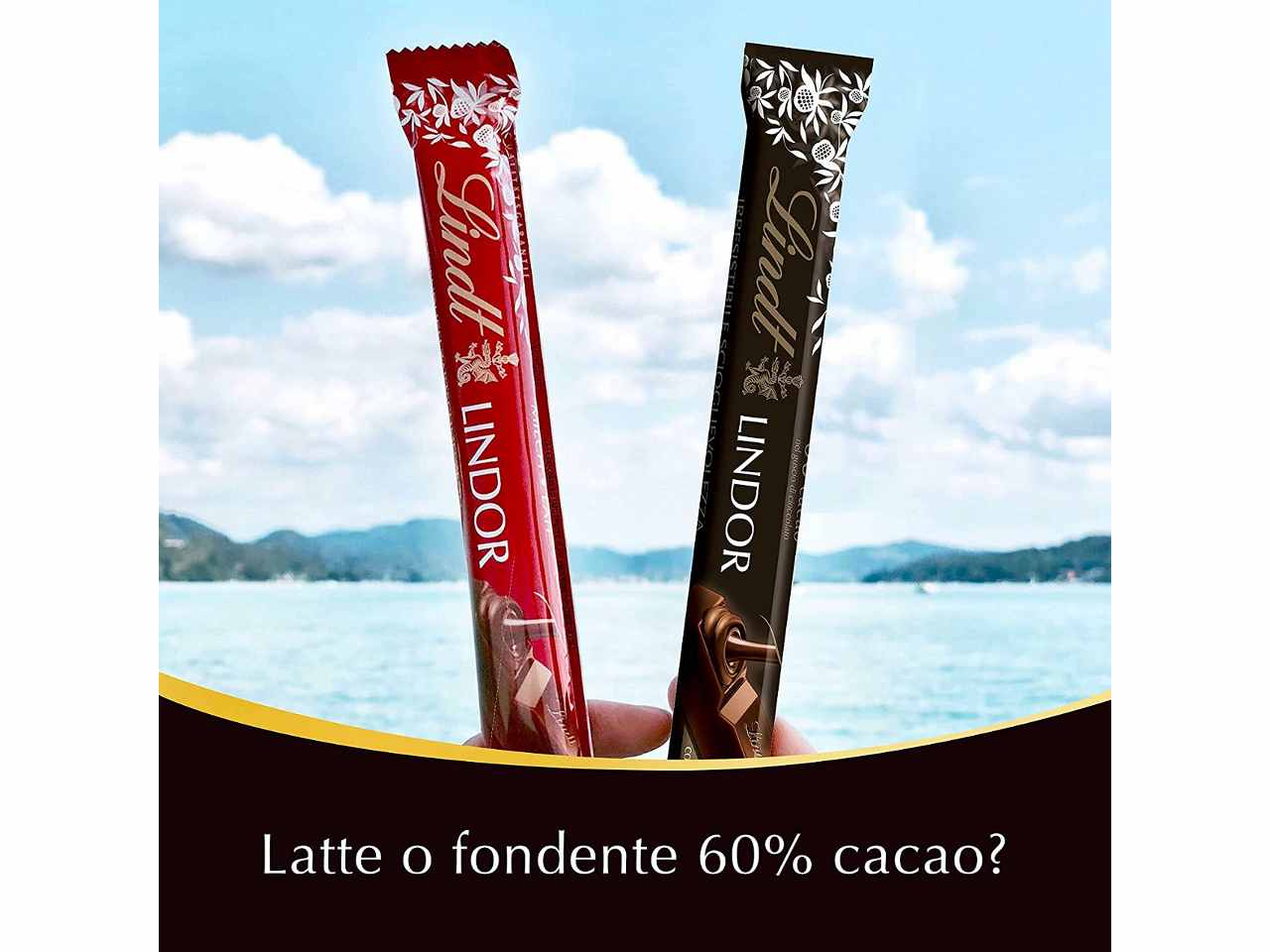 Lindt snack lindor extra fondente 60% 37grr