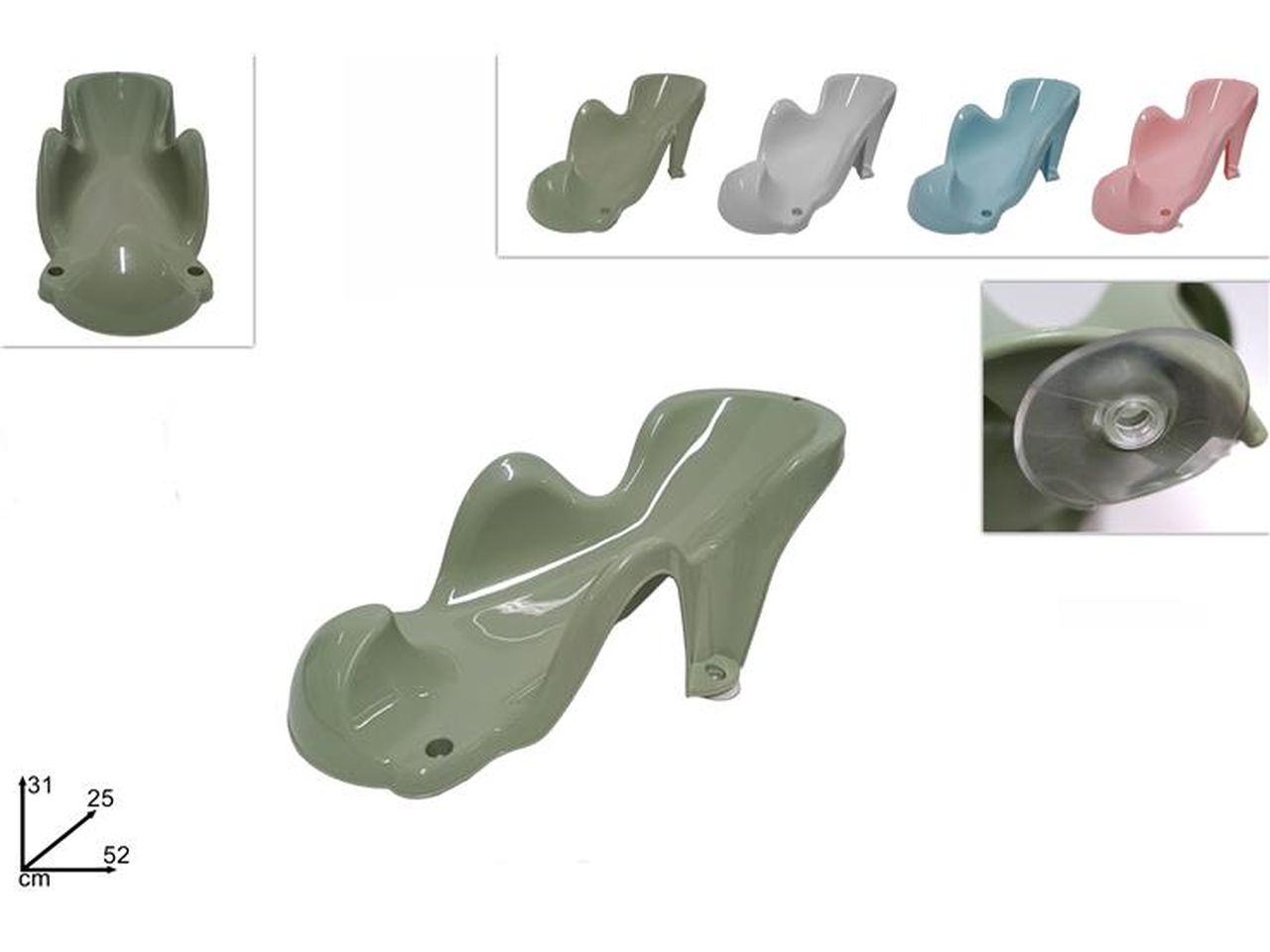 Seggiolino da bagnetto baby disponibile in colori assortiti