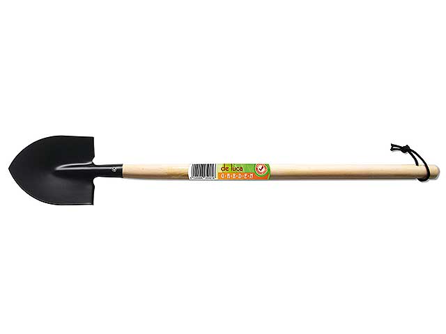 Paletta giardino acciaio 68cm manico legno 599-1