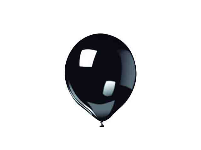 Palloncini 25 pezzi medium neri 72017