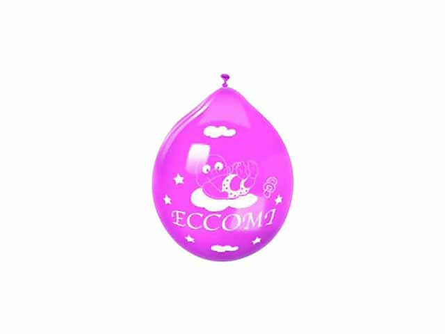 Palloncini 20 pezzi m. eccomi rosa 72206