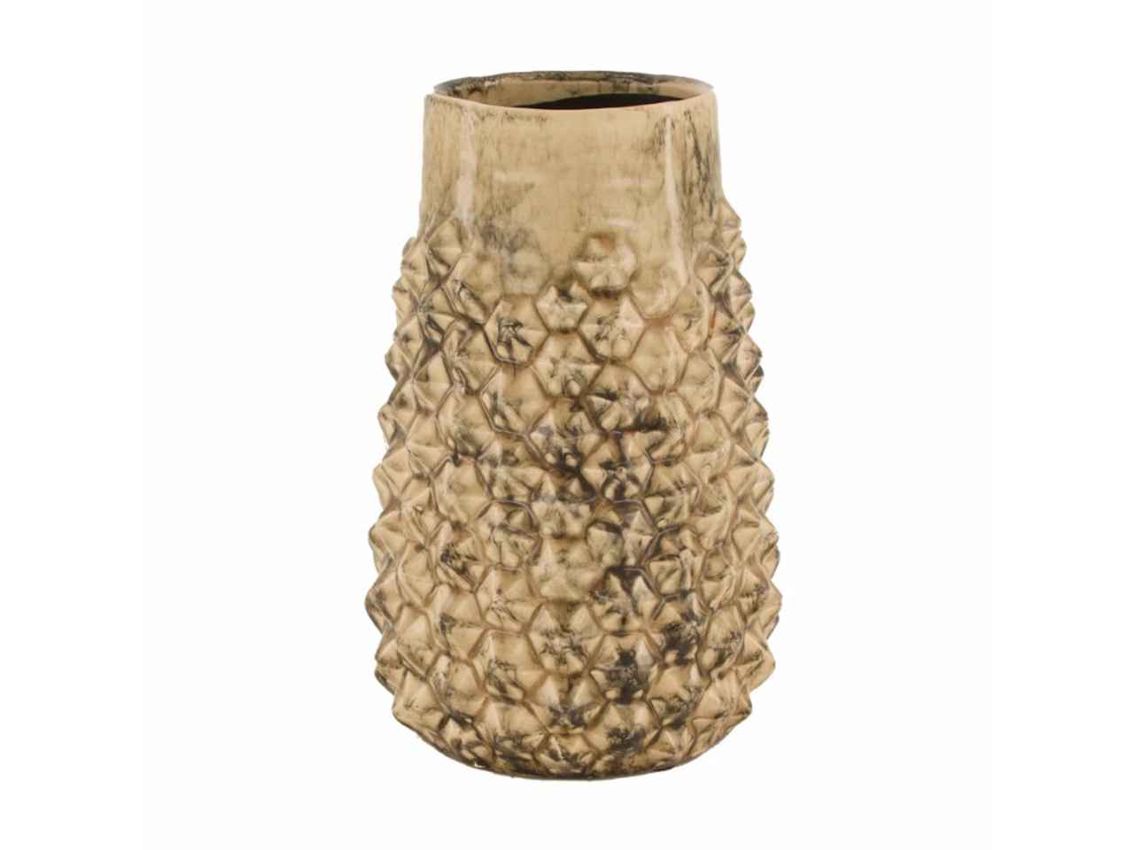 Vaso ceramica 15x23cm beige