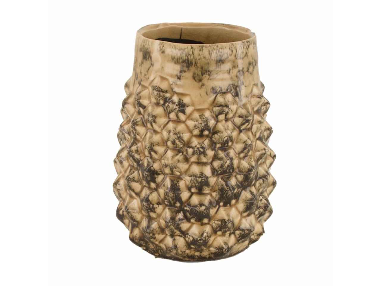 Vaso ceramica 14x18cm beige