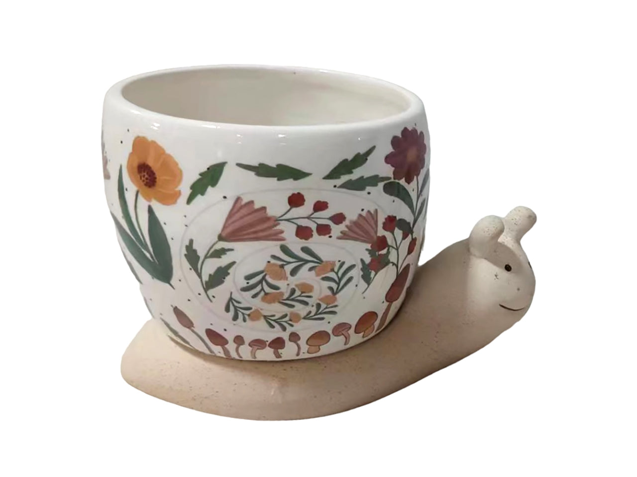 Vasetto con motivo a lumaca