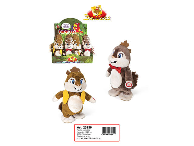 Ripetix rudy scoiattolo h.20cm