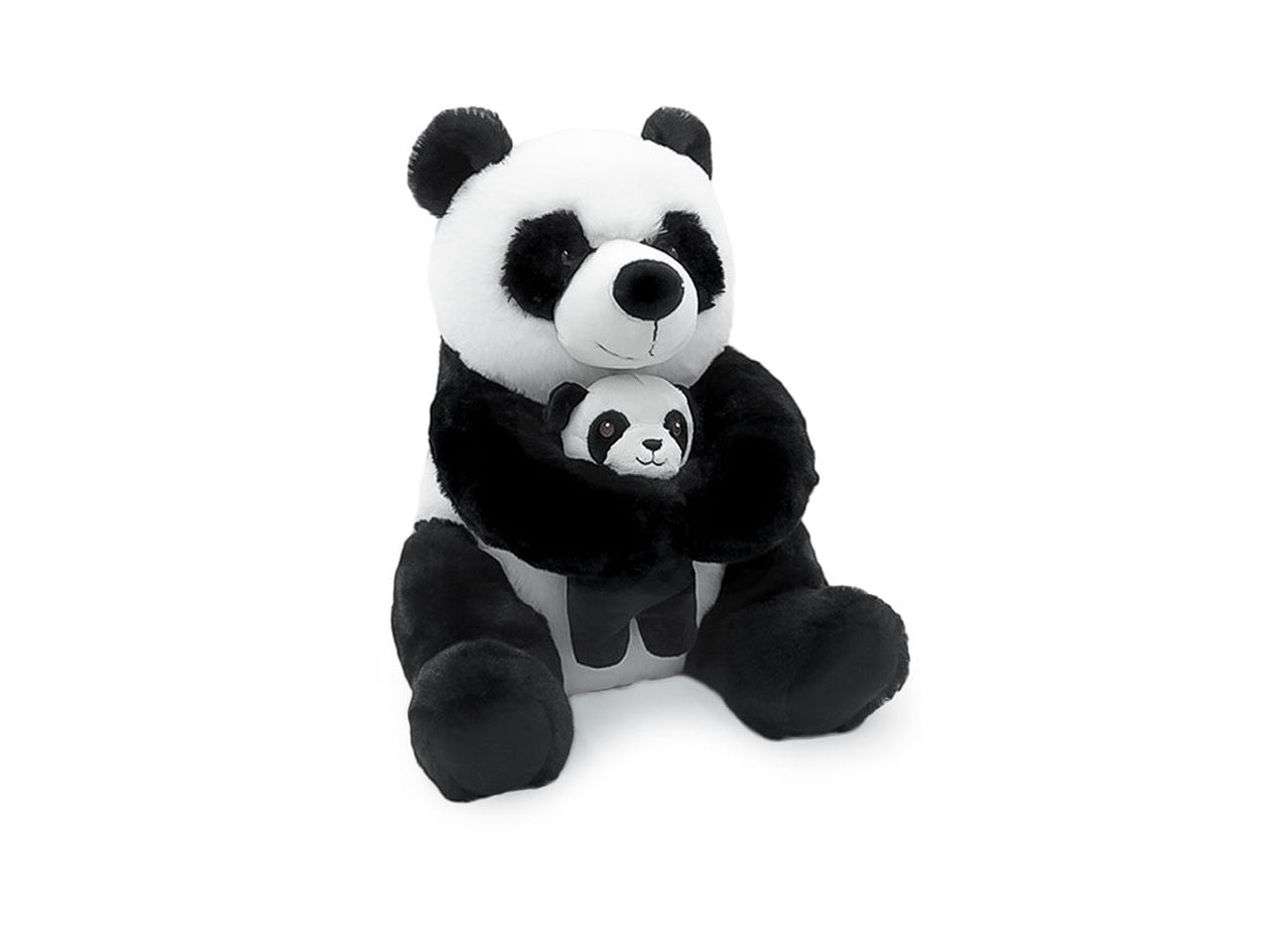 Peluche panda h.26cm con baby