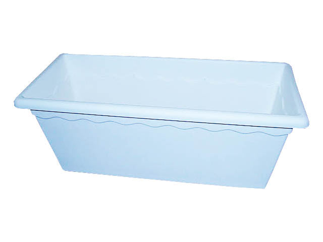 Fioriera vulcano bianca100x44x40cm 5502