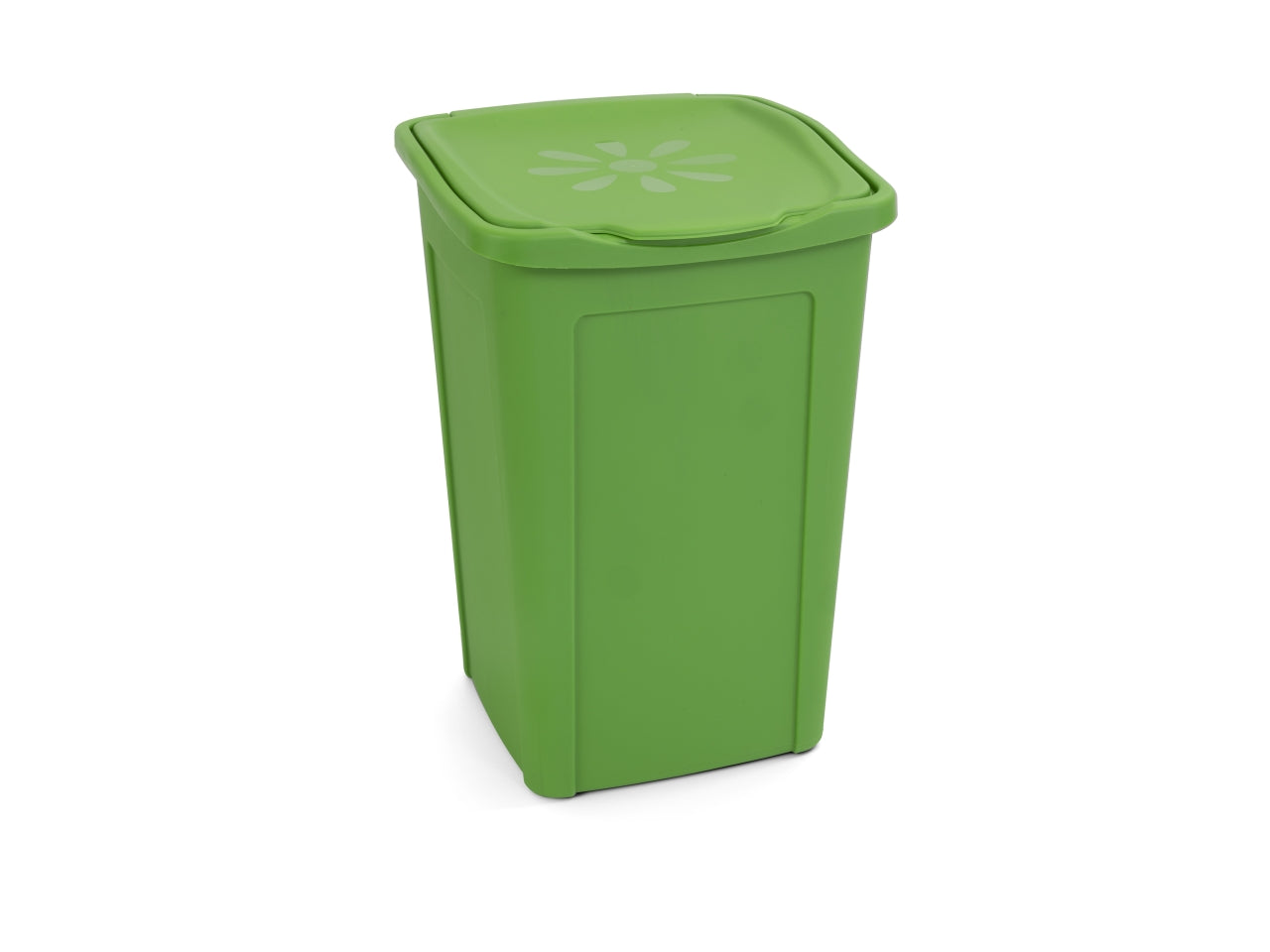 Portabiancheria margherita chiuso 50lt 37x37xh.53cm colore verde