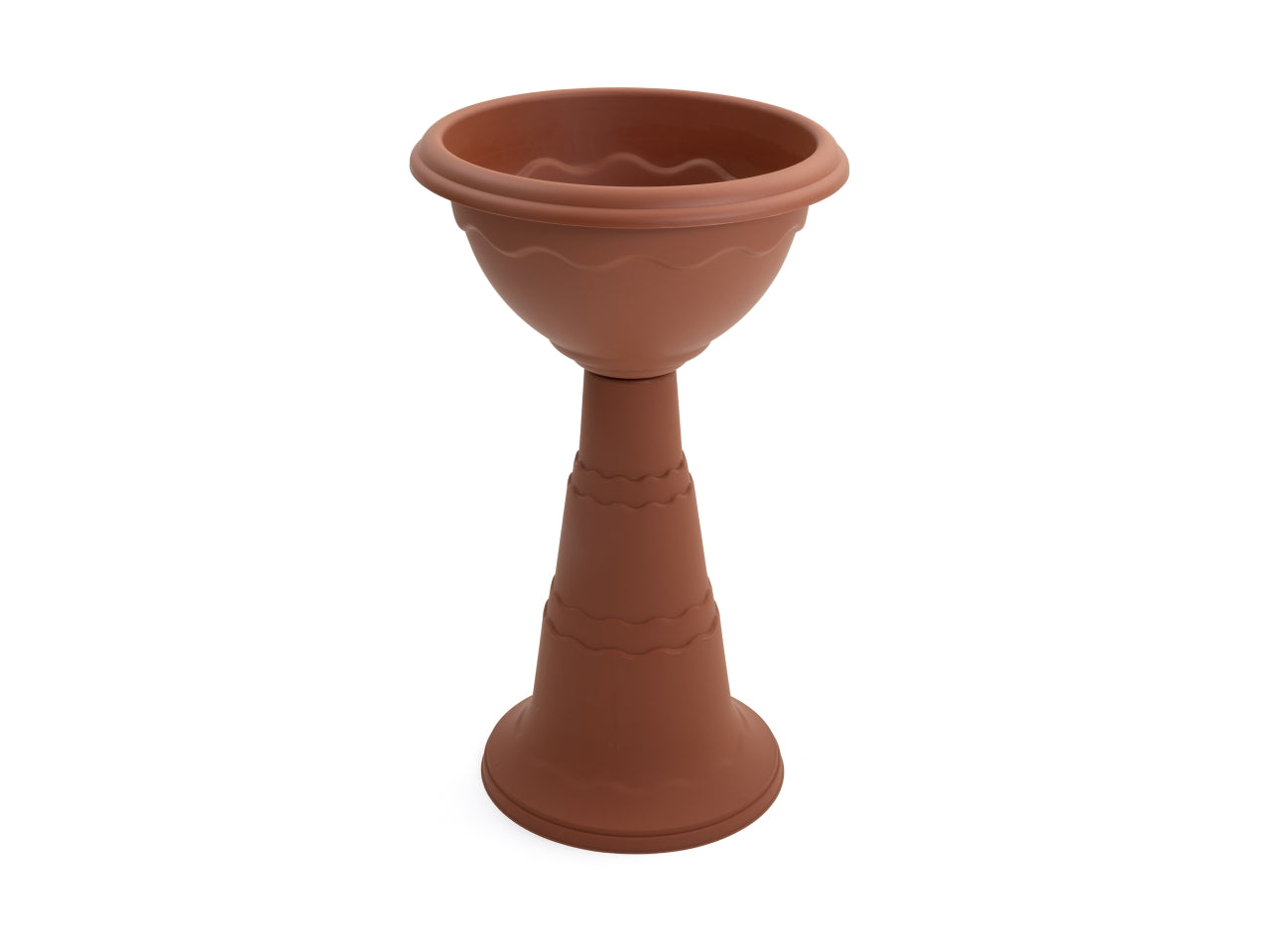 Calice vulcano 72cm terracotta 912