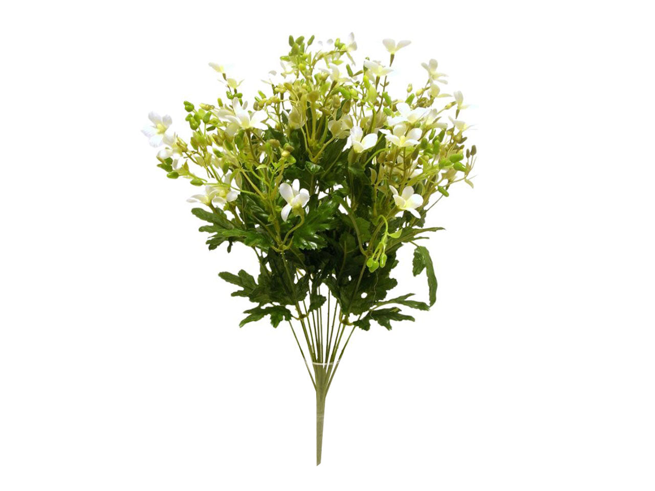 Mazzo di fiori selvatici misto x 13 48cm crema