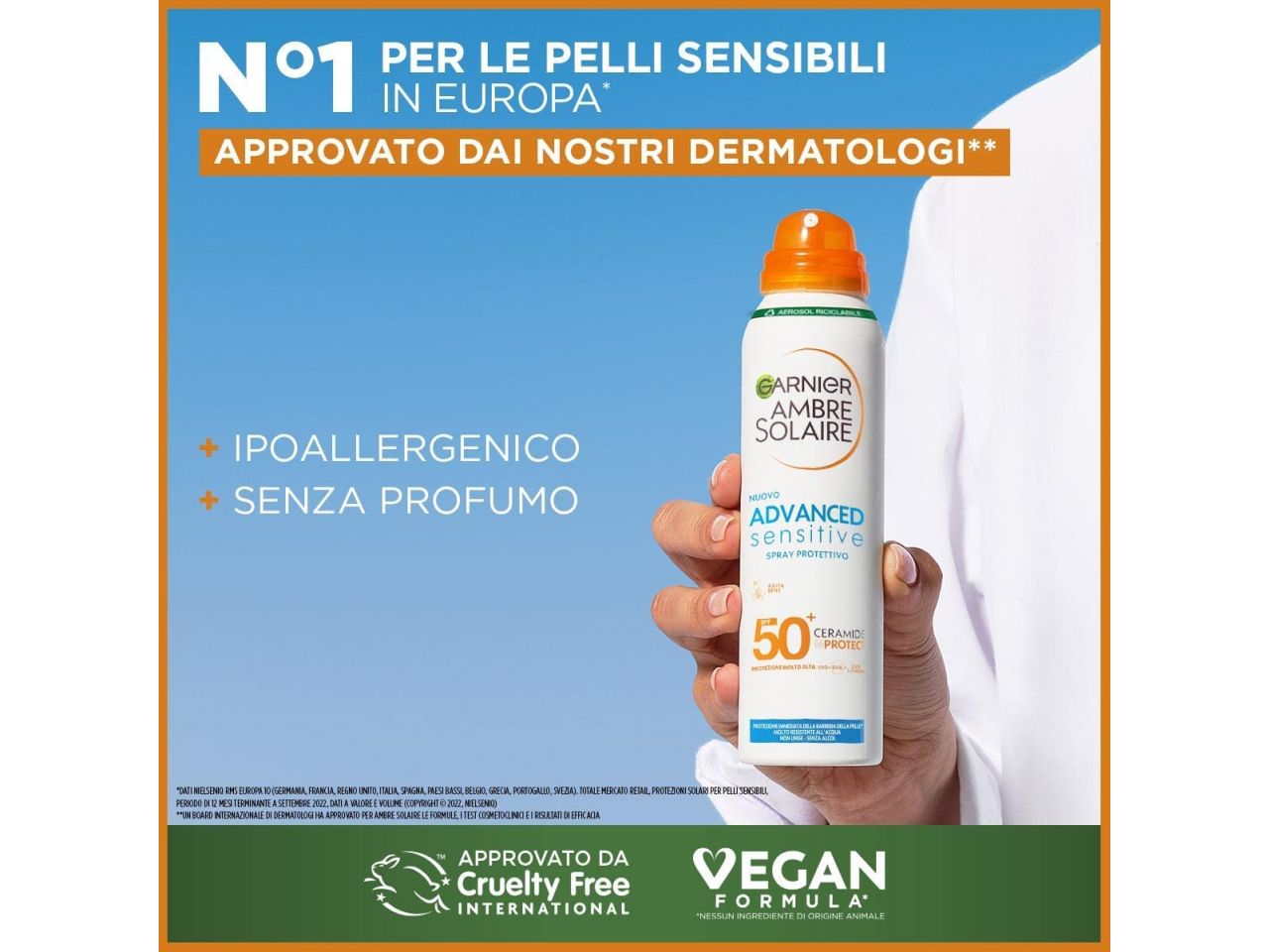 Ambra solaire ceramides spray aereosol spf50