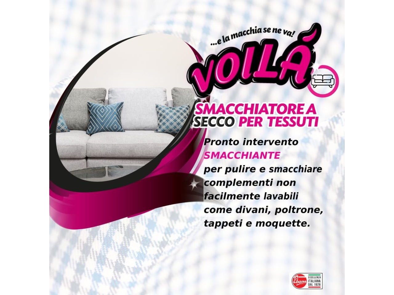 Voila' spray smacchiatore a secco per tessuti 200ml