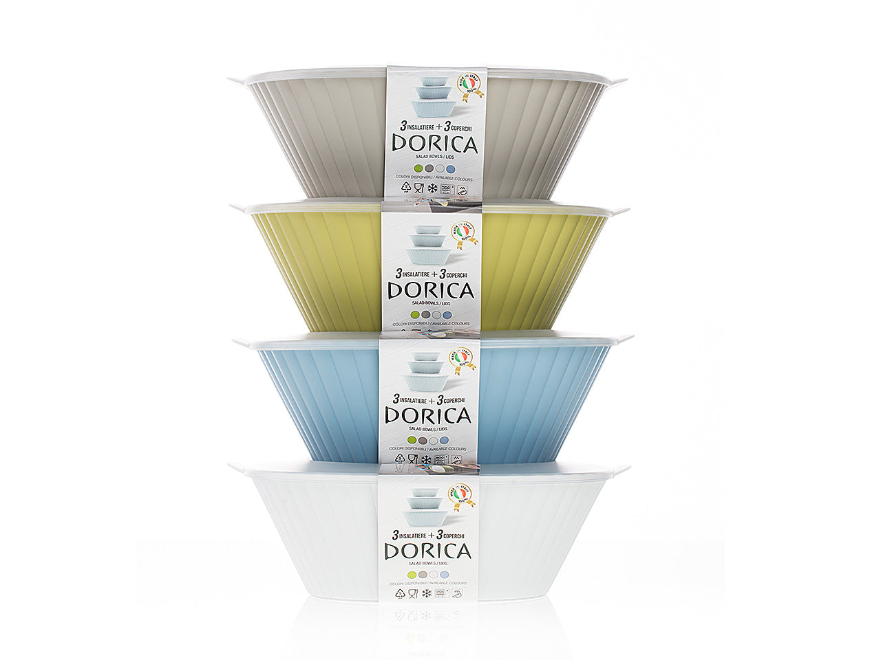 Insalatiera dorica 3 pezzi ass.idt