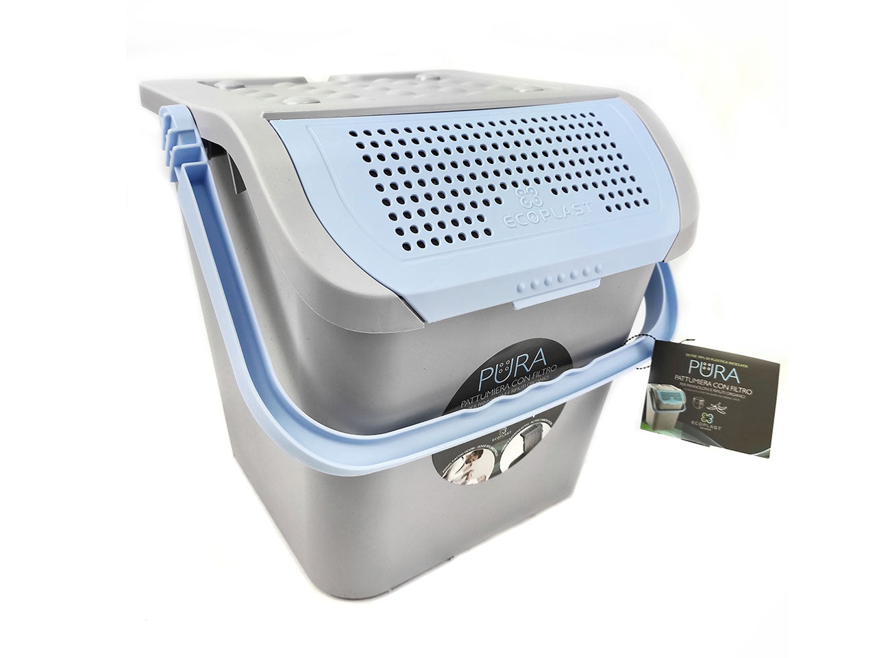 L.pura pattumiera per organico 28lt lavanda