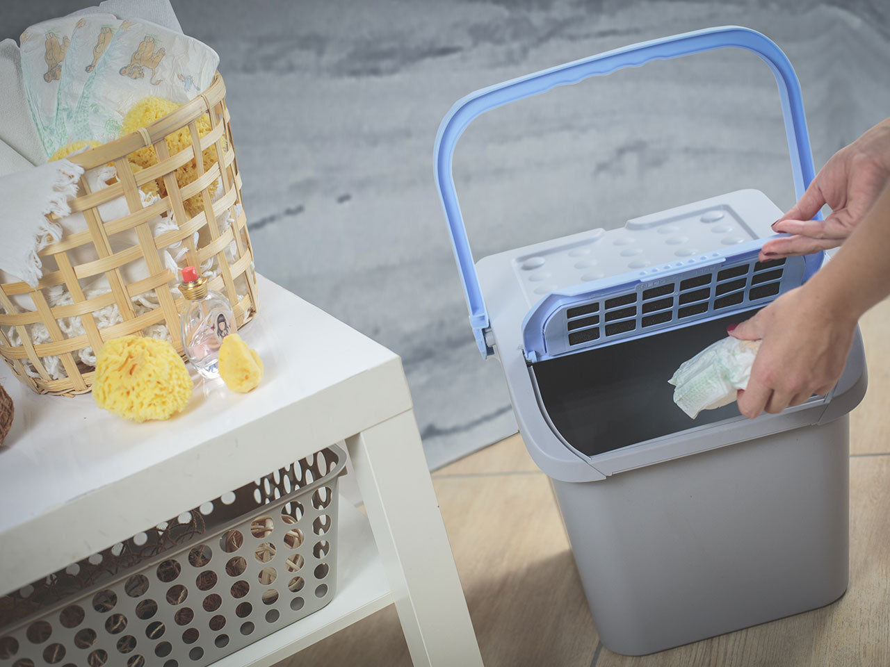 L.pura pattumiera per organico 28lt lavanda