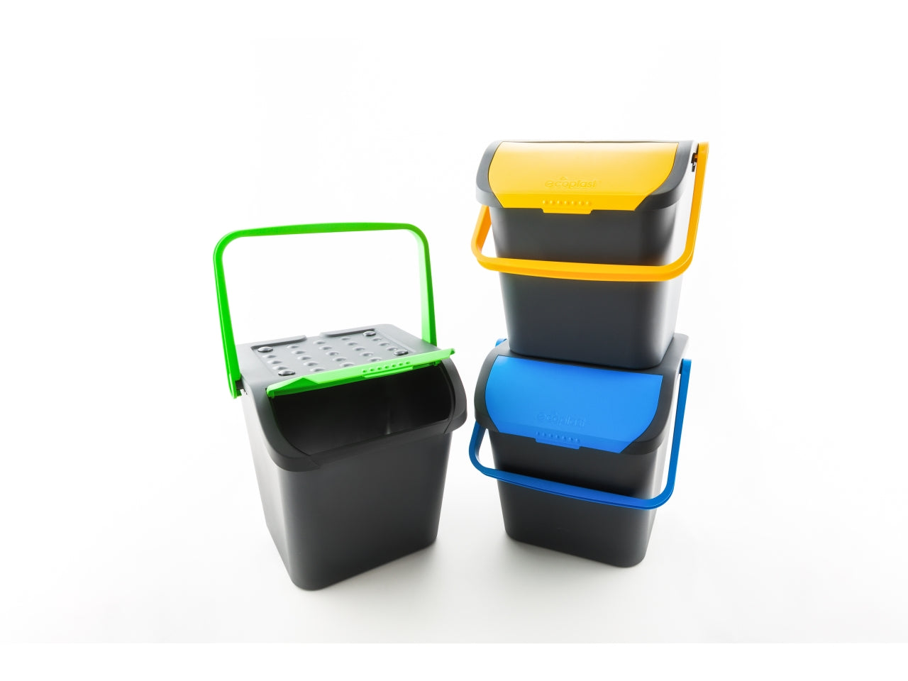 Tris pattumiera ecologic capacita' 35lt colori assortiti mix