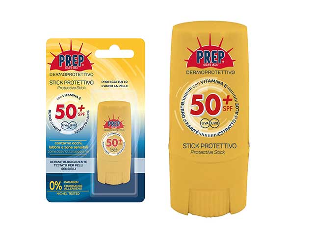 Prep stick protettivo spf50 da 12ml per pelli sensibili