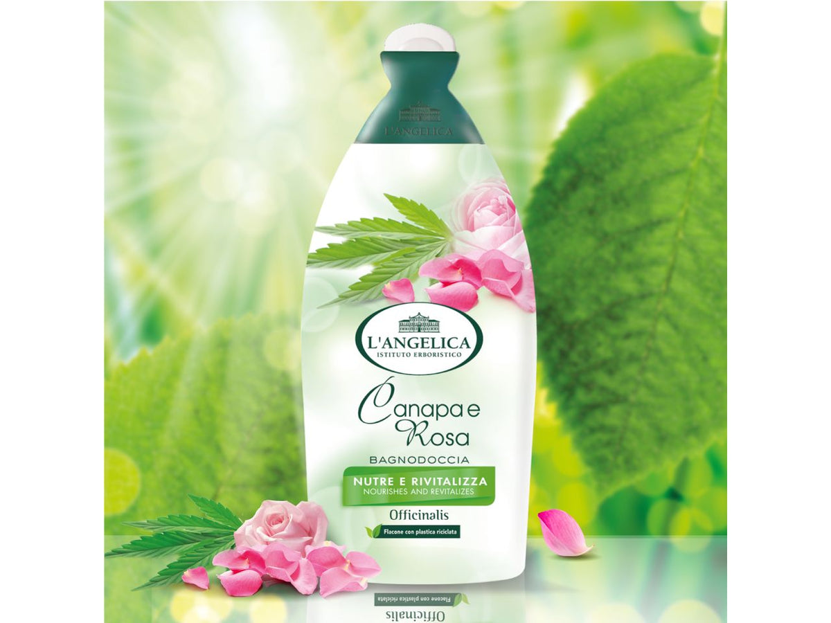 Bagnoschiuma officinalis fragranza canapa e rosa capacita' 500ml$