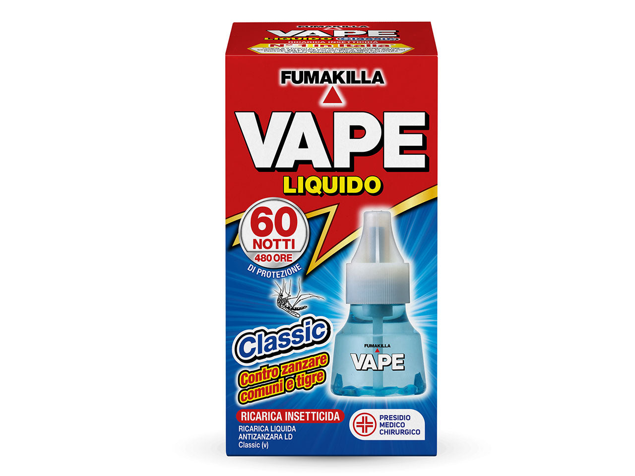 Vape ricarica liquida classic 60 notti