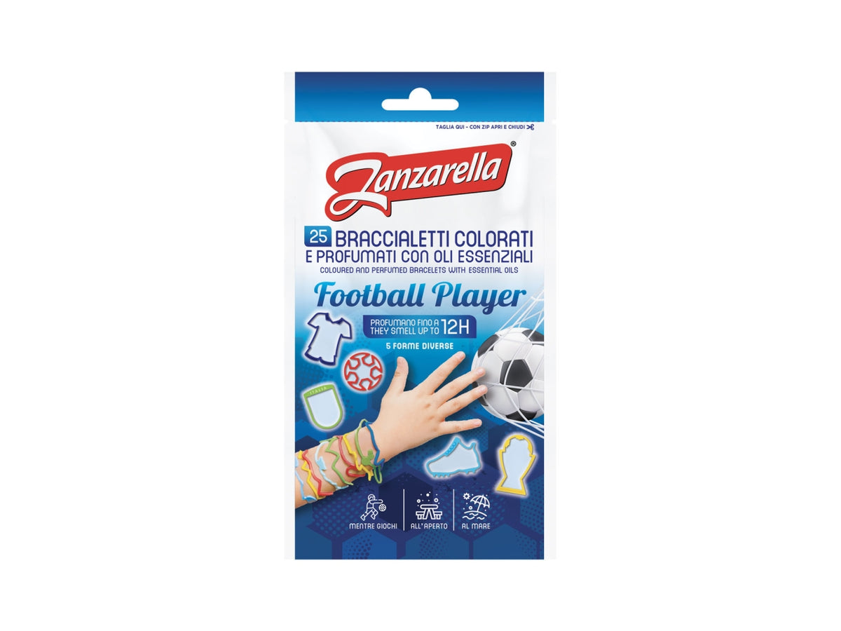 Braccialetti football la confezione contiene 25 braccialetti