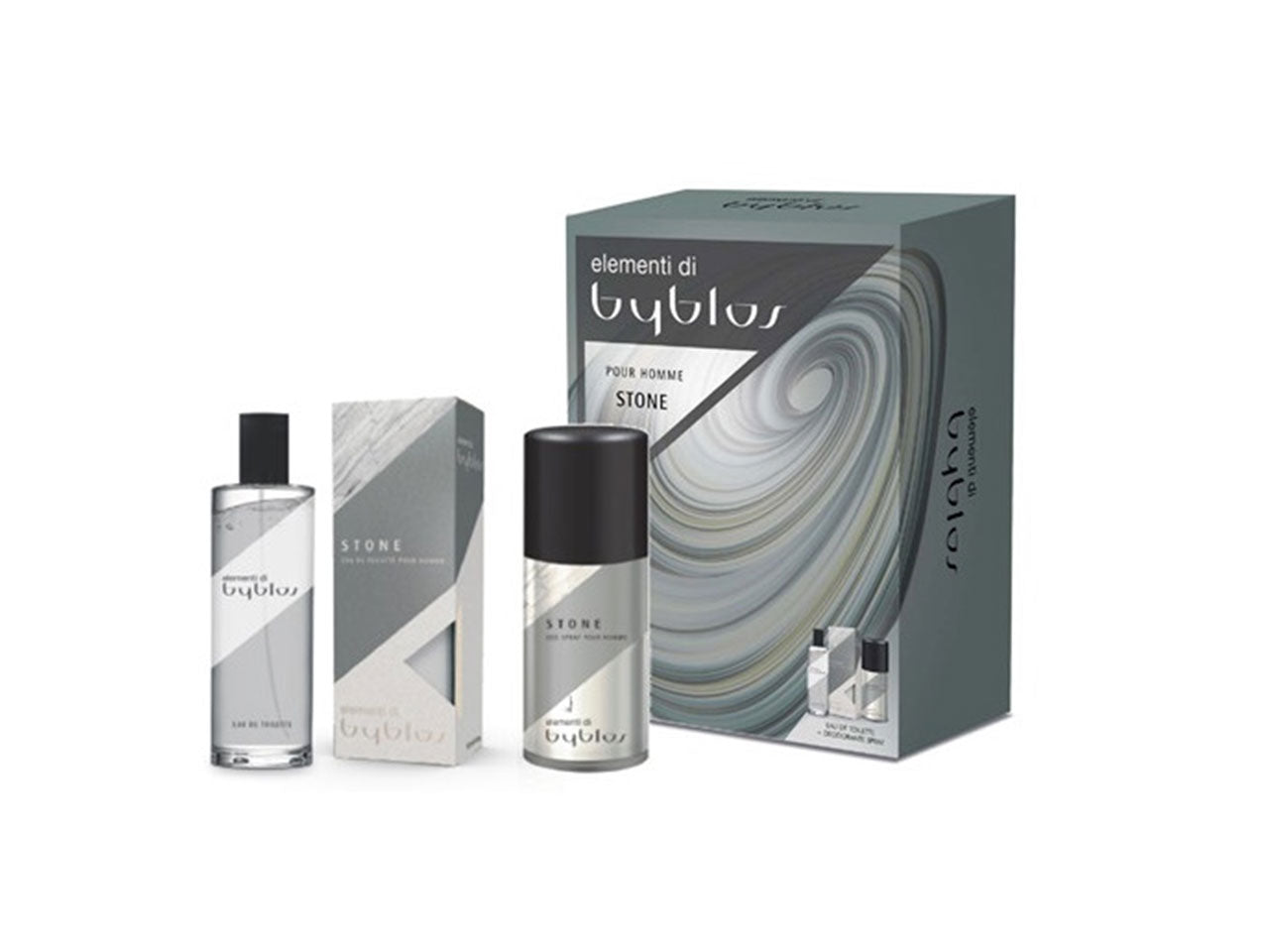 Byblos elementi stone: edt120ml + deo 150ml
