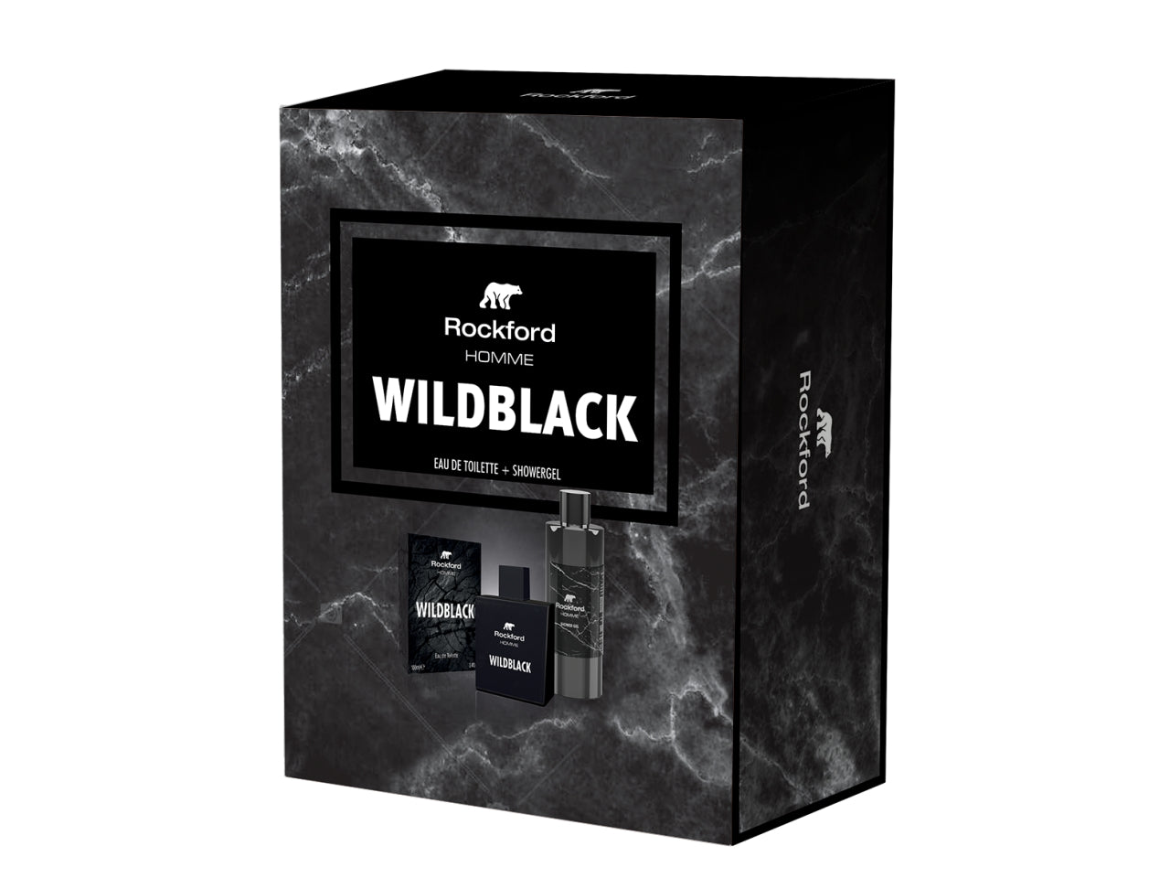 Rockford wildblack, confezione con edt 100ml + gel doccia 250ml