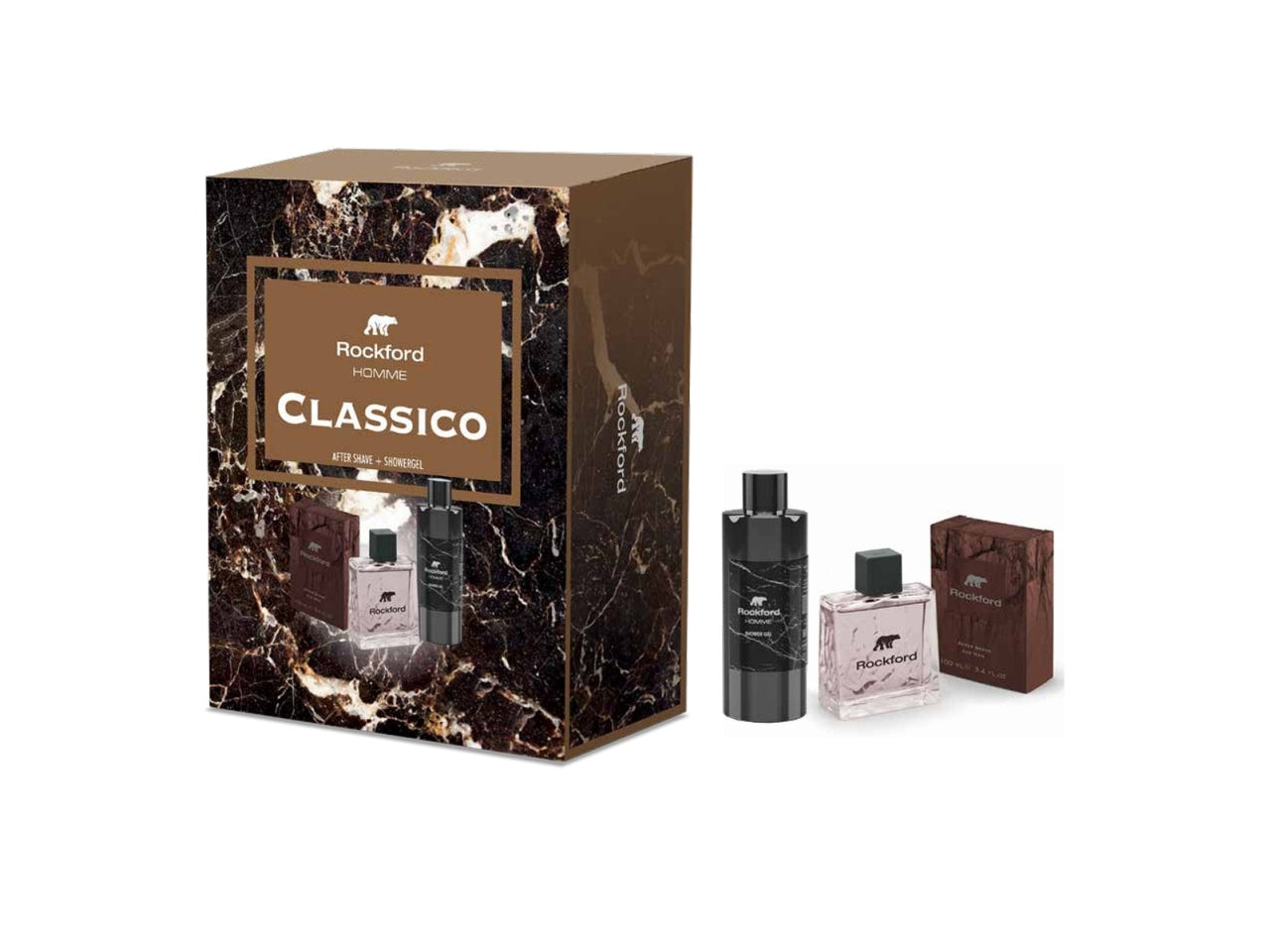 Rockford classico, confezione con dopobarba 100ml + gel doccia 250ml