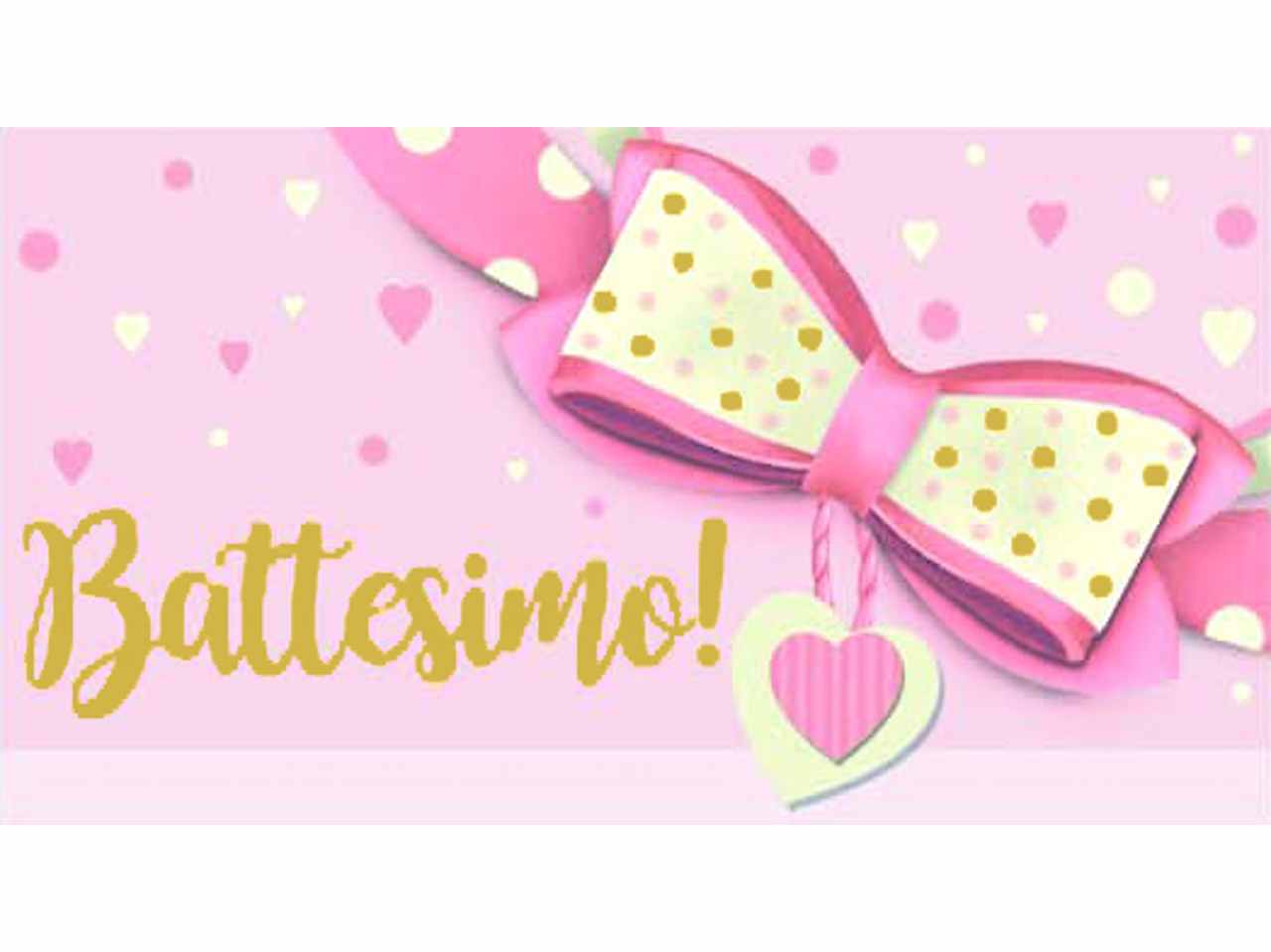 Biglietto bomboniera battesimo 100 pezzi