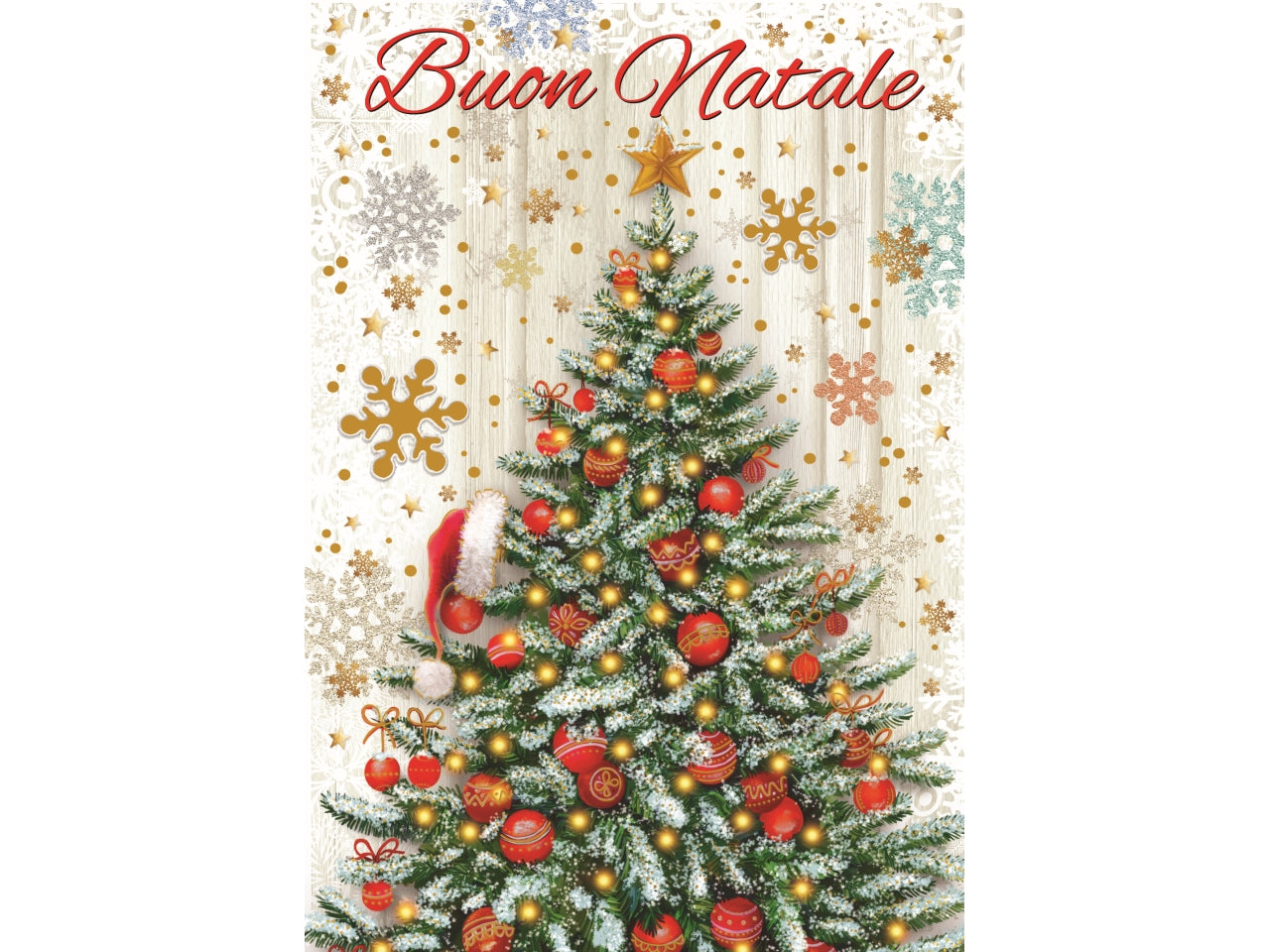 Biglietto portasoldi natalizio con albero