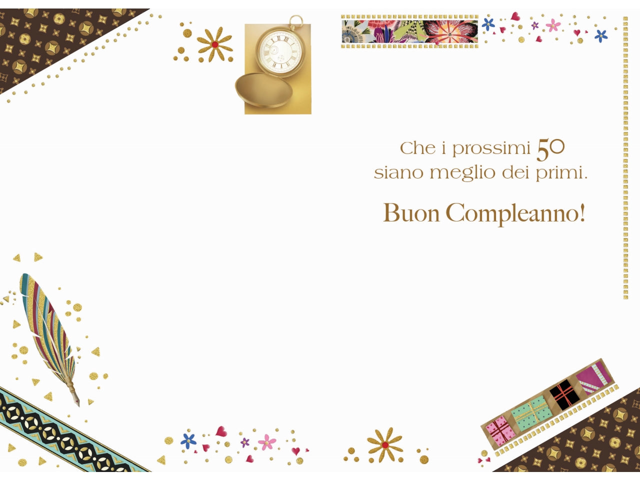 Biglietto buon compleanno 50 anni