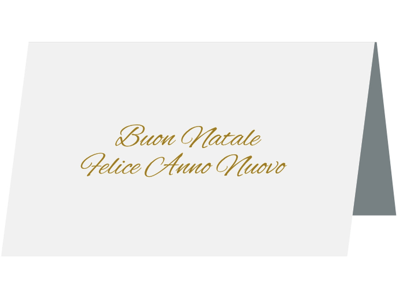 Scatola con 50 biglietti bianco e oro