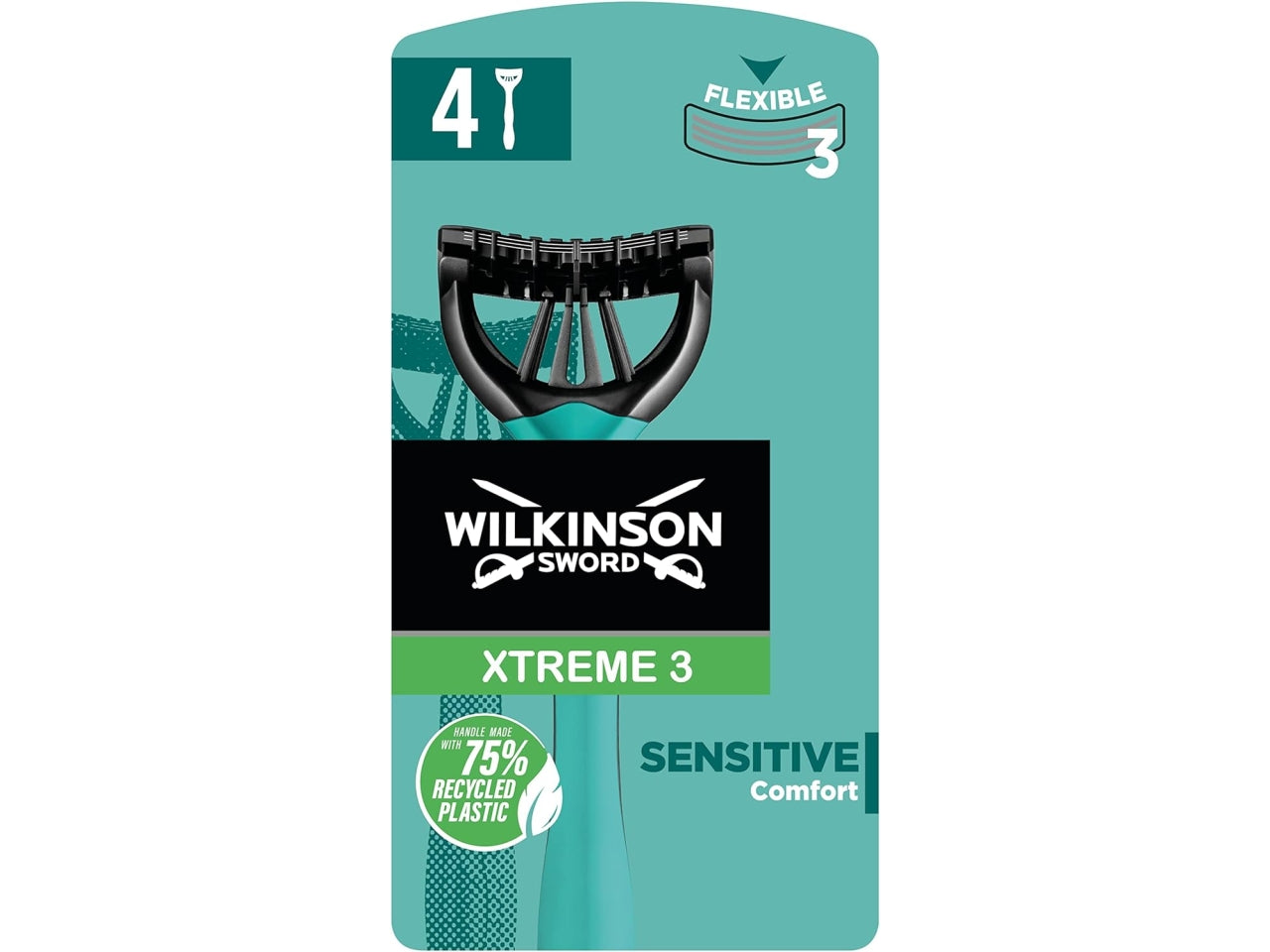 Wilkinson rasoio xtreme 3 flexible sensitive comfort 4 e 2 pezzi$