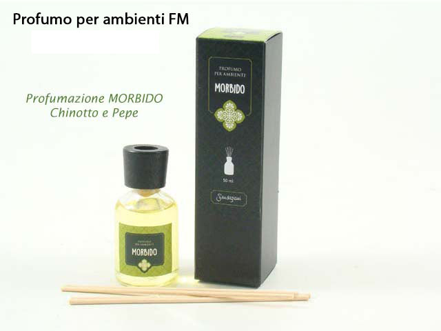 Linea morbido diffusore con bacchette 50ml ambchi50b