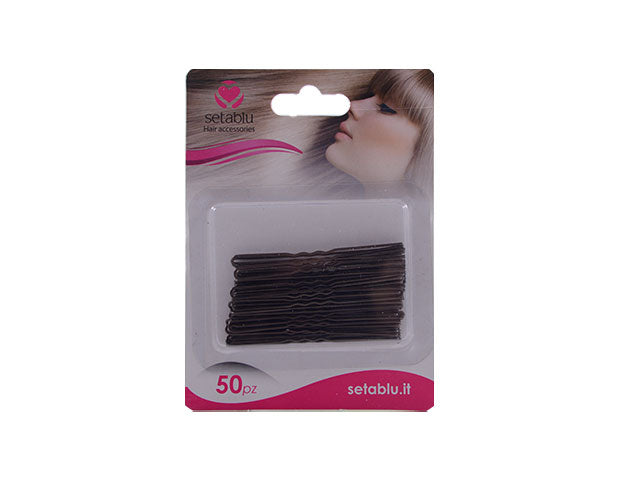 Forcina metallo lunga caffe' 50 pezzi 43201