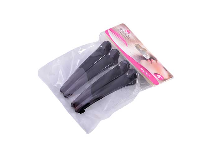 Pinza becco grande nera 4 pezzi 93554