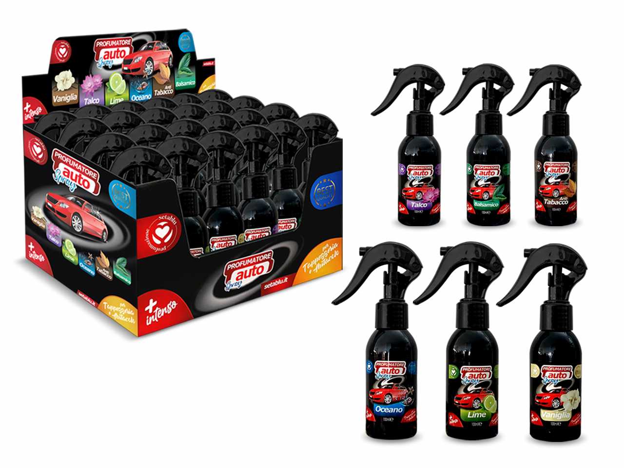 Profumatore spray per auto 100ml