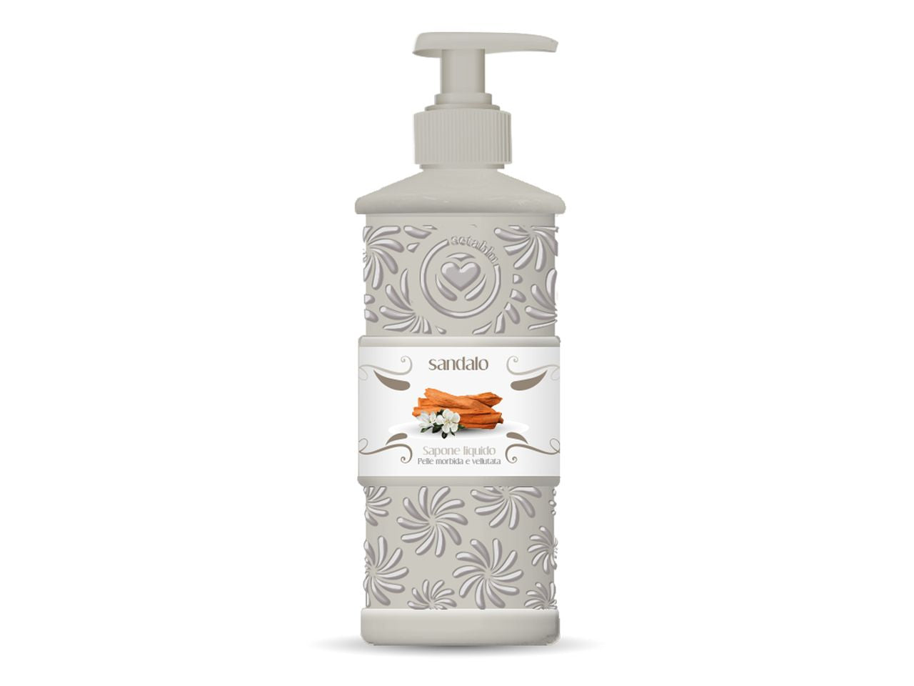 Dispenser sapone liquido mani 500ml sandalo