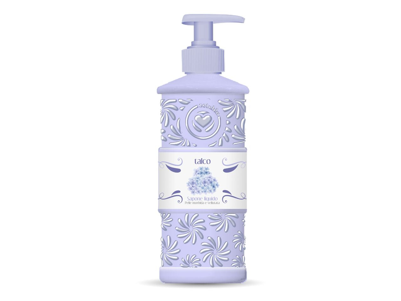 Dispenser sapone liquido mani 500ml talco