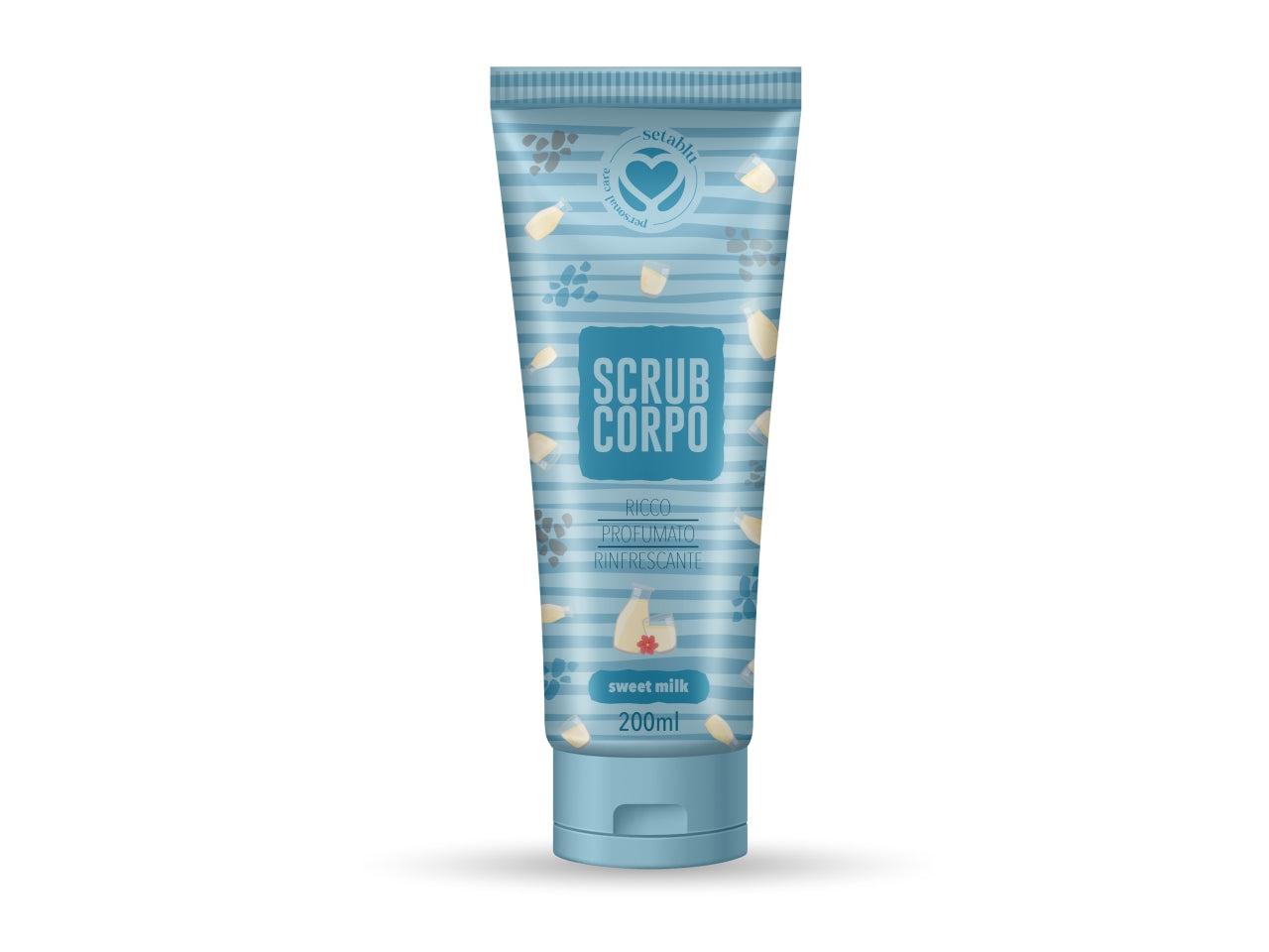 Scrub corpo 200ml - latte