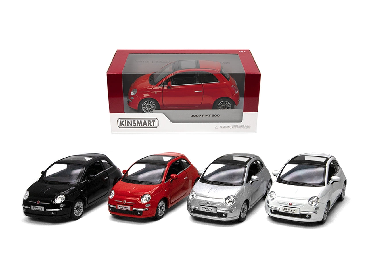 Auto in scala 1:28 2007 fiat 500