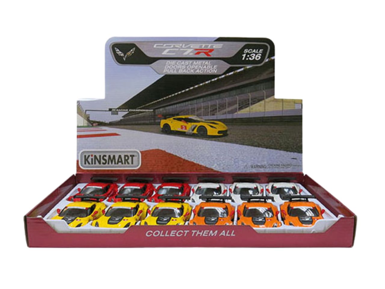 Auto corvette c7 race die-cast 17876