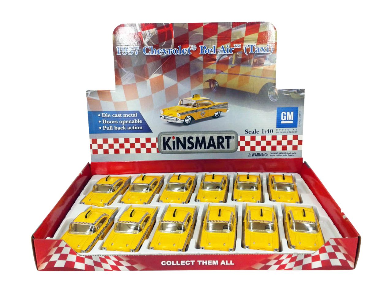 Auto 1957 chevrolet bel air taxi db761