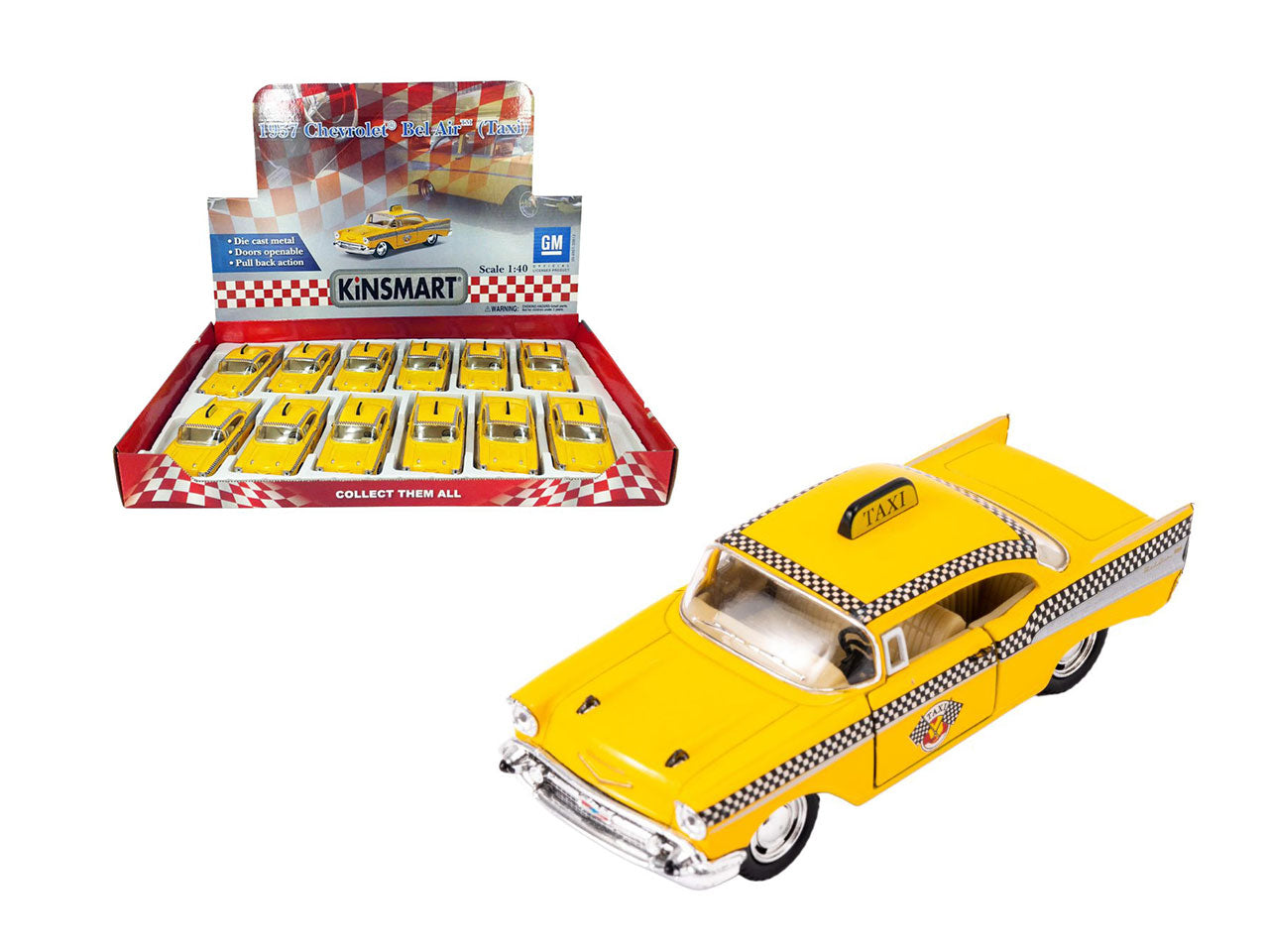 Auto 1957 chevrolet bel air taxi db761